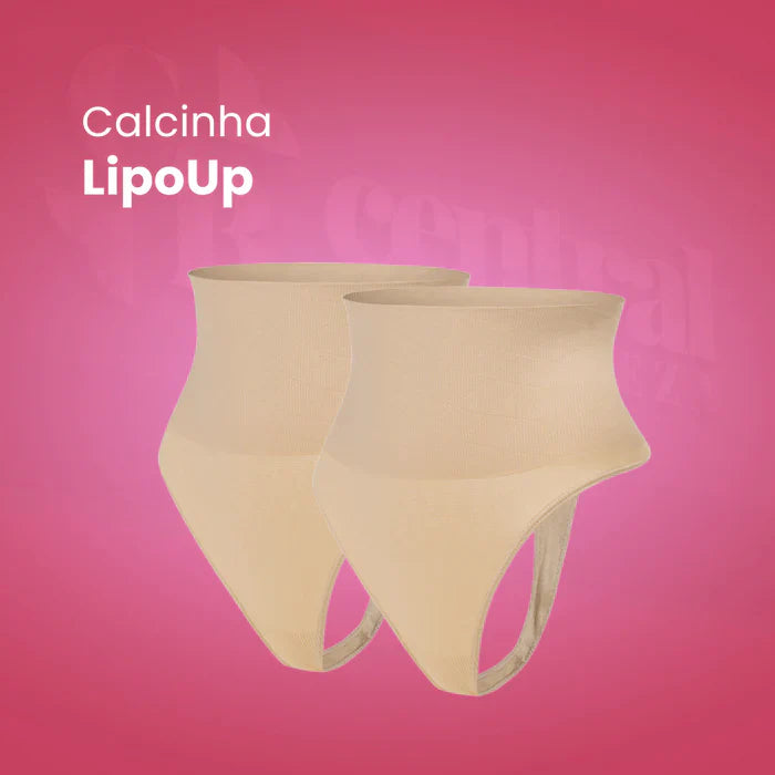 Calcinha Modeladora LipoUp Algodão Antibacteriano [PAGUE 1 LEVE 2]