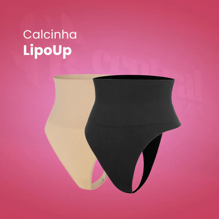 Calcinha Modeladora LipoUp Algodão Antibacteriano [PAGUE 1 LEVE 2]