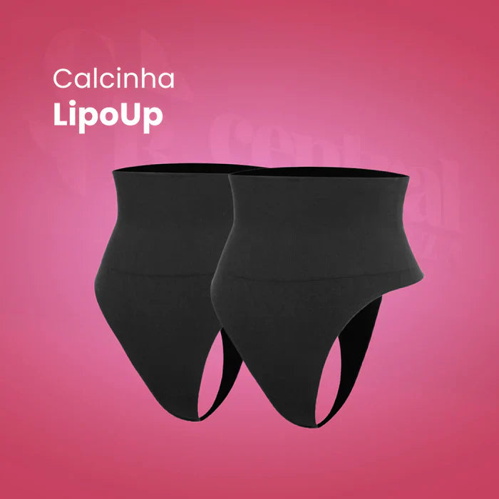 Calcinha Modeladora LipoUp Algodão Antibacteriano [PAGUE 1 LEVE 2]